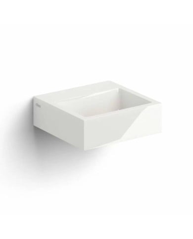 lave mains blanc brillant marbre 28cm Flush 1 Clou lave mains blanc brillant marbre 28cm Flush 1 Clou