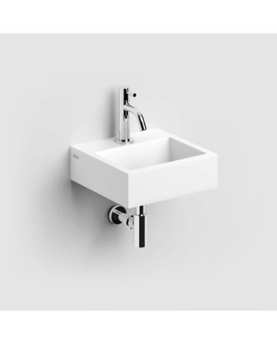lave mains blanc mat aluite 28cm Flush 1 Clou lave mains blanc mat aluite 28cm Flush 1 Clou