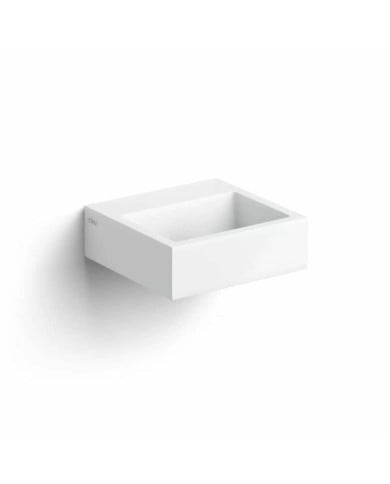 lave mains blanc mat aluite 28cm Flush 1 Clou lave mains blanc mat aluite 28cm Flush 1 Clou