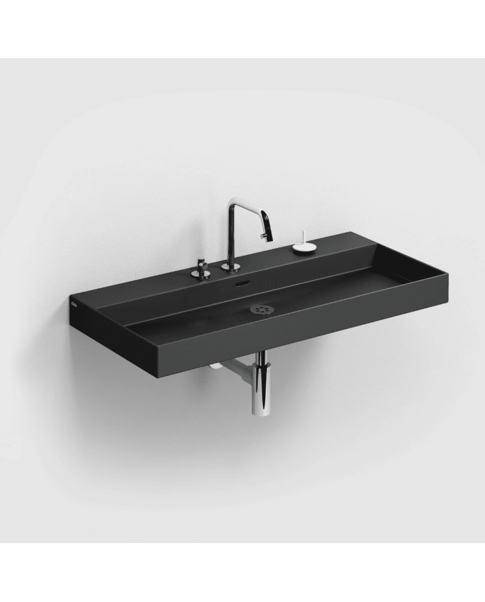 Lavabo noir 90cm New Wash Me Clou Lavabo noir 90cm New Wash Me Clou