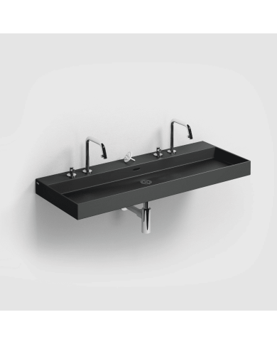 Lavabo noir 110cm New Wash Me Clou Lavabo noir 110cm New Wash Me Clou