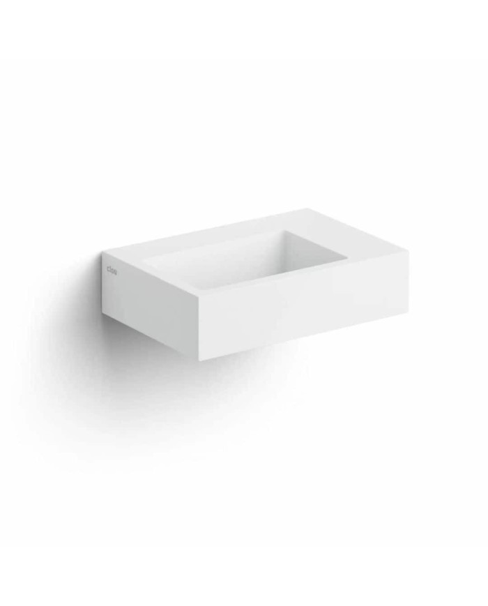 lave mains blanc mat aluite 36cm 1 trou Flush 2 Clou lave mains blanc mat aluite 36cm 1 trou Flush 2 Clou