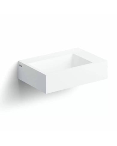 lave mains blanc mat aluite 42.5cm Flush 2 + Clou lave mains blanc mat aluite 42.5cm Flush 2 + Clou