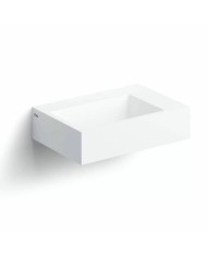 lave mains blanc mat aluite 42.5cm Flush 2 + Clou lave mains blanc mat aluite 42.5cm Flush 2 + Clou