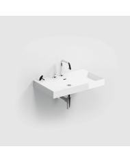 Lavabo blanc brillant Wash Me 70cm Clou Lavabo blanc brillant Wash Me 70cm Clou