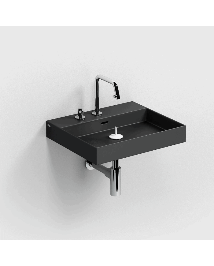 Lavabo noir mat Wash Me 50cm Clou
