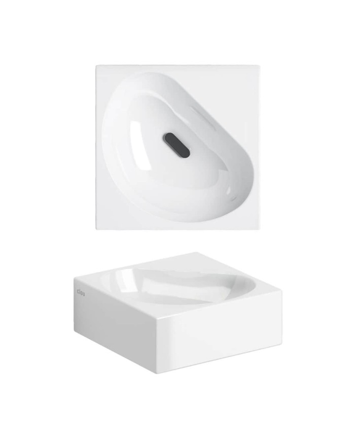 lave mains blanc brillant 27cm 0 trou Flush 5 Clou lave mains blanc brillant 27cm 0 trou Flush 5 Clou