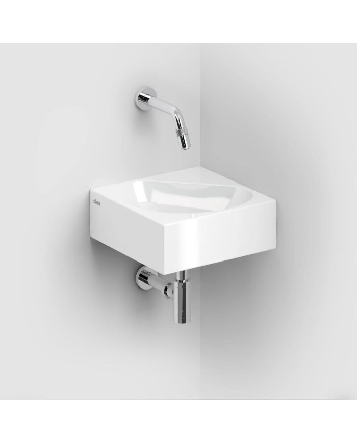 lave mains blanc brillant 27cm 0 trou Flush 5 Clou lave mains blanc brillant 27cm 0 trou Flush 5 Clou