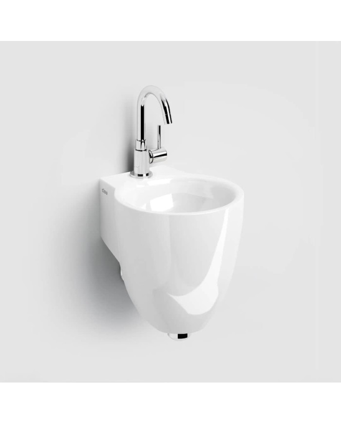 lave mains blanc brillant 27cm 1trou Flush 6 Clou lave mains blanc brillant 27cm 1trou Flush 6 Clou