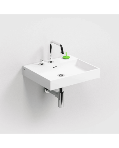 Lavabo blanc mat aluite Wash Me 50cm Clou Lavabo blanc mat aluite Wash Me 50cm Clou