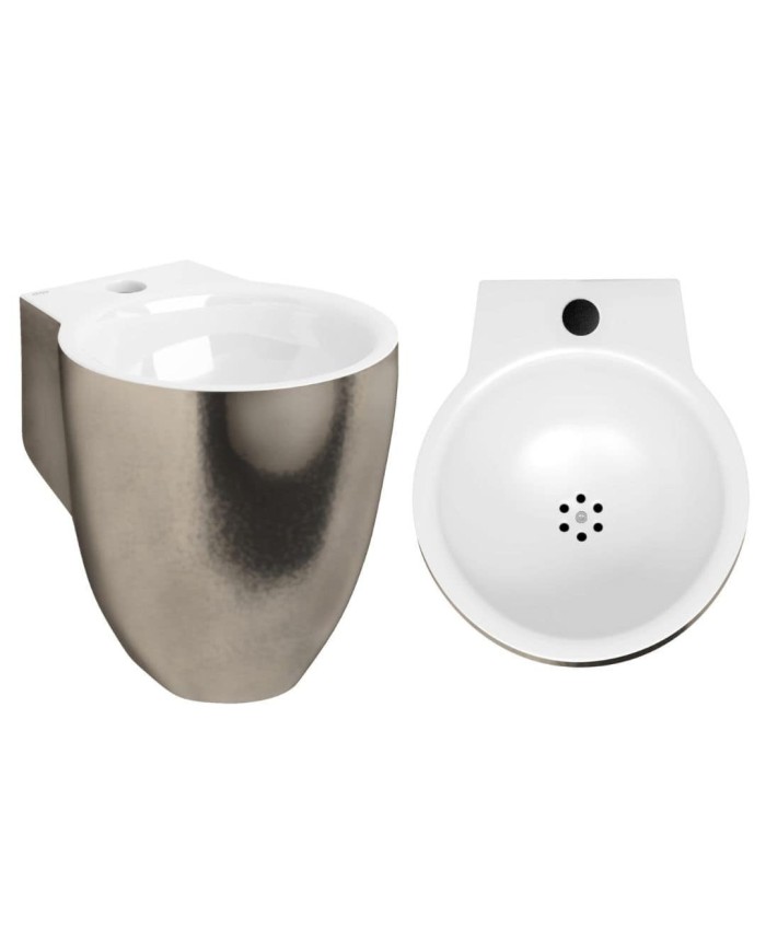 lave mains platine blanc 27cm 1trou Flush 6 Clou lave mains platine blanc 27cm 1trou Flush 6 Clou