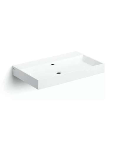 Lavabo blanc mat aluite Wash Me 70cm Clou Lavabo blanc mat aluite Wash Me 70cm Clou