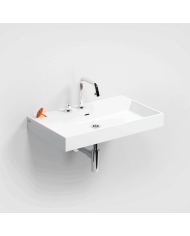 Lavabo blanc mat aluite Wash Me 70cm Clou Lavabo blanc mat aluite Wash Me 70cm Clou