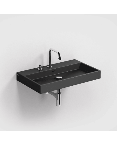 Lavabo noir mat Wash Me 70cm Clou Lavabo noir mat Wash Me 70cm Clou