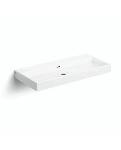 Lavabo blanc brillant Wash Me 90cm Clou Lavabo blanc brillant Wash Me 90cm Clou