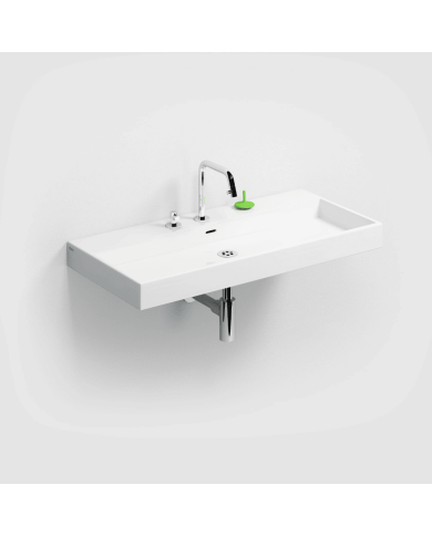 Lavabo blanc brillant Wash Me 90cm Clou Lavabo blanc brillant Wash Me 90cm Clou