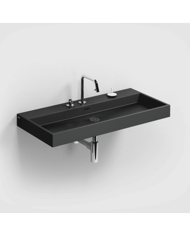 Lavabo noir mat Wash Me 90cm Clou Lavabo noir mat Wash Me 90cm Clou