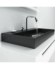 Lavabo noir mat Wash Me 90cm Clou