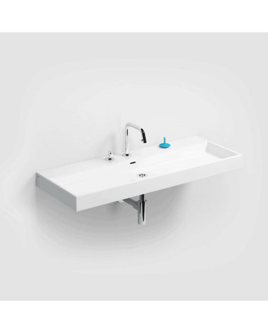 Lavabo blanc brillant Wash Me 110cm Clou Lavabo blanc brillant Wash Me 110cm Clou