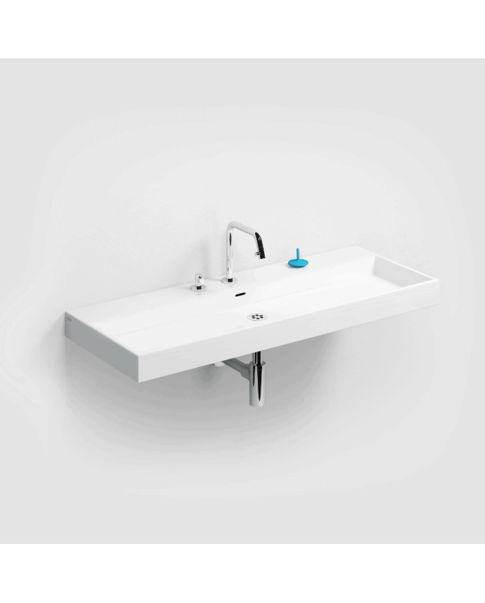 Lavabo blanc brillant Wash Me 110cm Clou