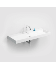 Lavabo blanc brillant Wash Me 110cm Clou