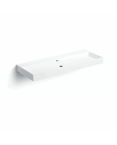 Lavabo blanc mat aluite Wash Me 110cm Clou Lavabo blanc mat aluite Wash Me 110cm Clou