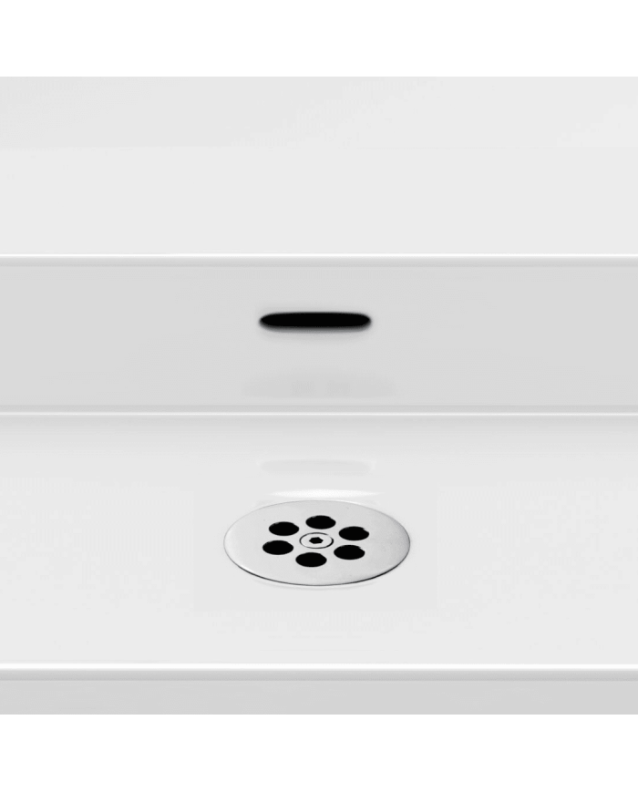 Lavabo blanc mat aluite Wash Me 90cm Clou