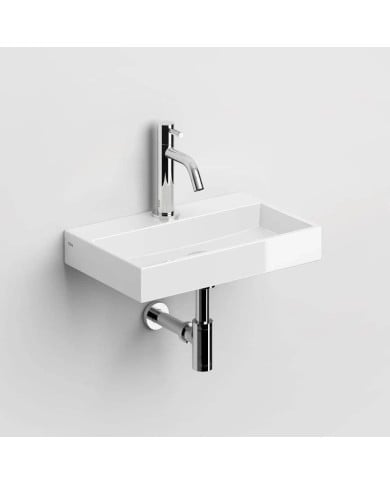 Lave mains blanc brillant 38 cm 1 trou MINI WASH ME Clou Lave mains blanc brillant 38 cm 1 trou MINI WASH ME Clou