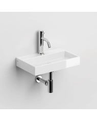 lave mains blanc brillant 38 cm 1 trou MINI WASH ME Clou