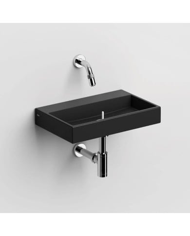 Lave mains noir mat 38 cm 0 trou MINI WASH ME Clou Lave mains noir mat 38 cm 0 trou MINI WASH ME Clou