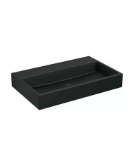 Lave mains noir mat 38 cm 0 trou MINI WASH ME Clou