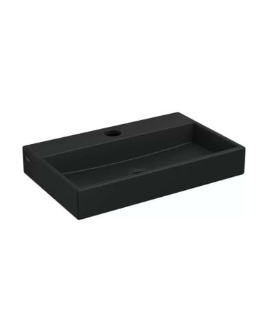 Lave mains noir mat 38 cm 1 trou MINI WASH ME Clou Lave mains noir mat 38 cm 1 trou MINI WASH ME Clou