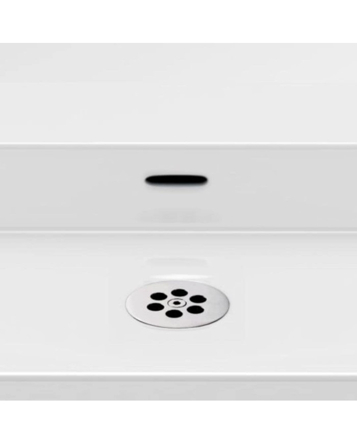 Lave mains blanc brillant 48 cm 1 trou MINI WASH ME Clou