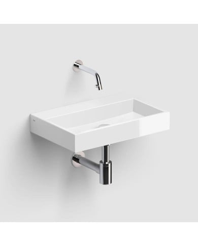 Lave mains blanc brillant 48 cm 0 trou MINI WASH ME Clou Lave mains blanc brillant 48 cm 0 trou MINI WASH ME Clou