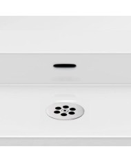 Lave mains blanc brillant 48 cm 0 trou MINI WASH ME Clou