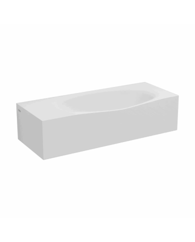 Lave mains blanc mat aluite 65cm Hammock Plus Clou Lave mains blanc mat aluite 65cm Hammock Plus Clou