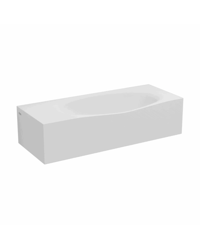 Lave mains blanc mat aluite 65cm Hammock Plus Clou Lave mains blanc mat aluite 65cm Hammock Plus Clou
