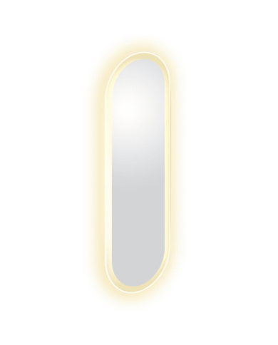 Miroir ovale satiné LED LOOK AT ME Clou Miroir ovale satiné LED LOOK AT ME Clou