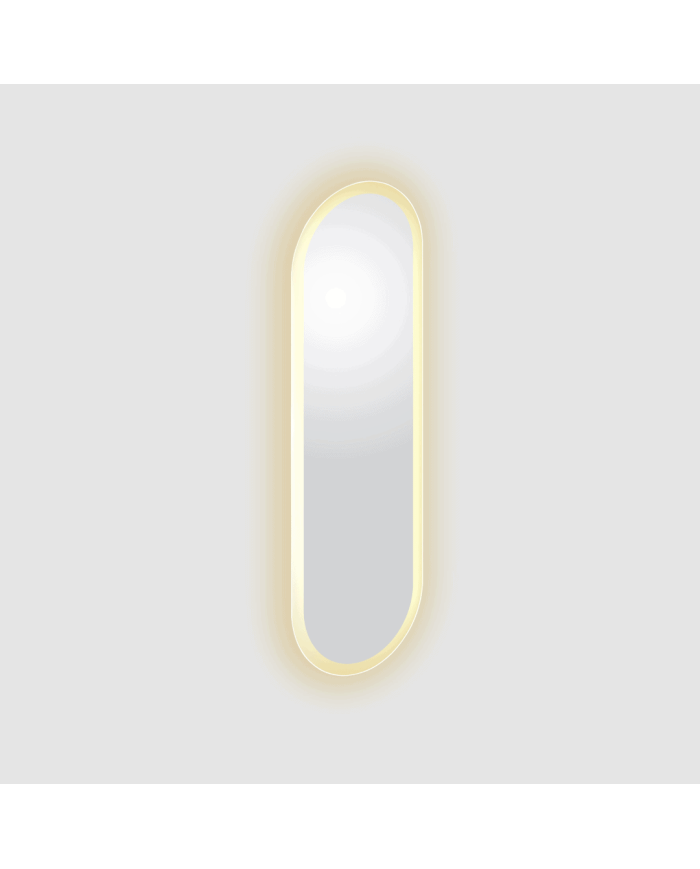 Miroir ovale satiné LED LOOK AT ME Clou Miroir ovale satiné LED LOOK AT ME Clou
