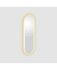 Miroir ovale satiné LED LOOK AT ME Clou Miroir ovale satiné LED LOOK AT ME Clou