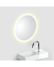 Miroir rond satiné LED LOOK AT ME Clou Miroir rond satiné LED LOOK AT ME Clou