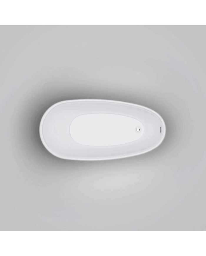 Baignoire îlot asymétrique 180l InBe Clou