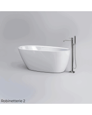 Baignoire îlot asymétrique 180l InBe Clou