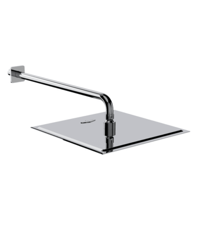 Pomme de douche inox extra-plate Naja Horus