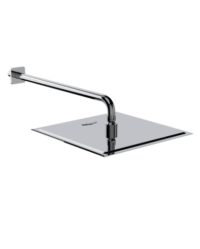 Pomme de douche inox extra-plate Naja Horus Pomme de douche inox extra-plate Naja Horus