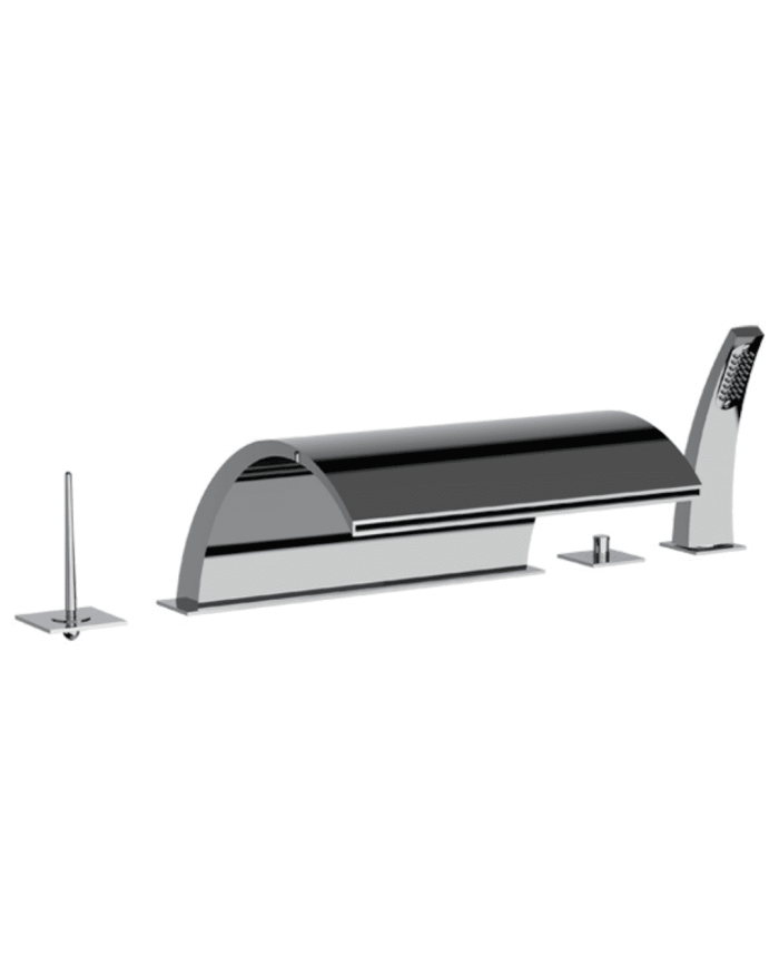 Mitigeur bain/douche 5 trous sur gorge Nouvelle Vague Horus Mitigeur bain/douche 5 trous sur gorge Nouvelle Vague Horus