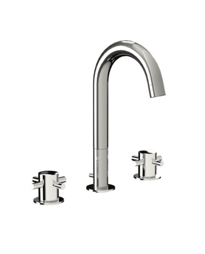 Mélangeur lavabo 3 trous vidage clic-clac Minoé Horus Mélangeur lavabo 3 trous vidage clic-clac Minoé Horus