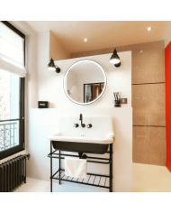 Lavabo large size 90cm true colors Bleu Provence