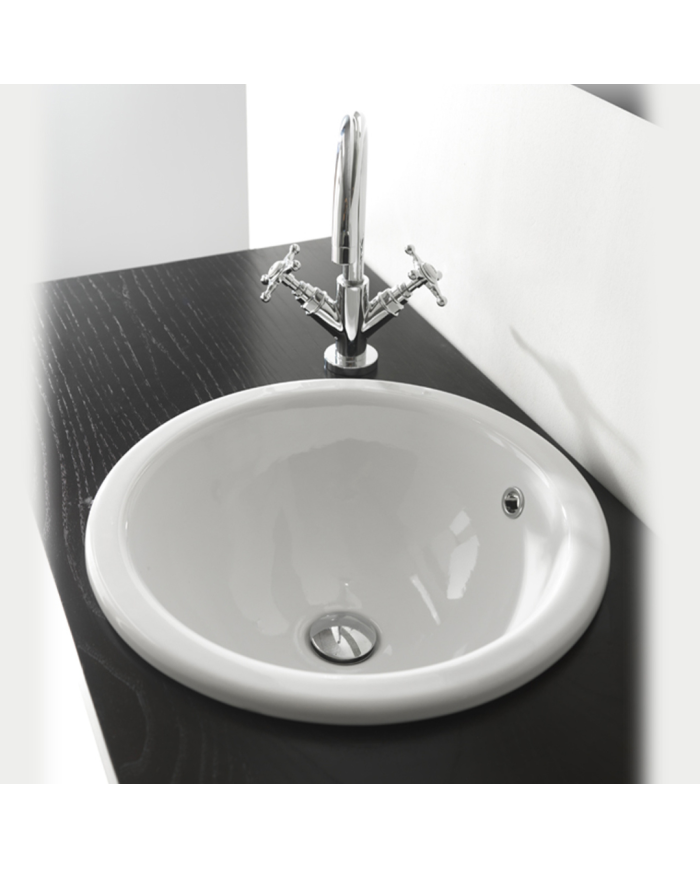 Lavabo sous plan sottopiano Bleu Provence