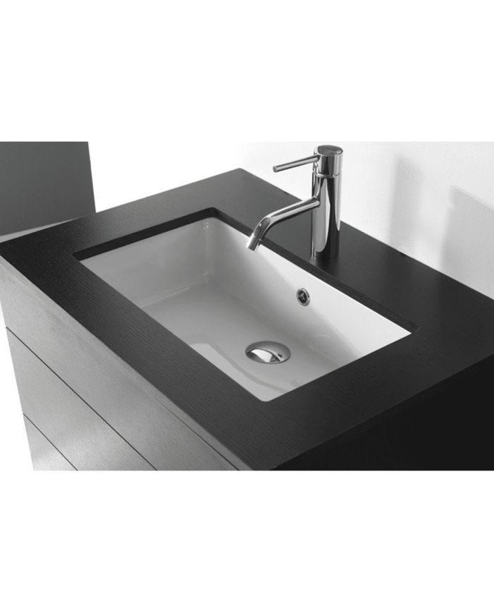 Lavabo sous plan rectangulaire P34.5 Bleu Provence
